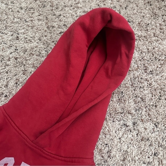 Gap x Disney Red Mickey Mouse Graphic Hoodie Sweatshirt Kids Size Small - Picture 5 of 14